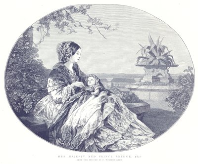 Őfelsége és Arthur herceg, 1850 alkotó: English School