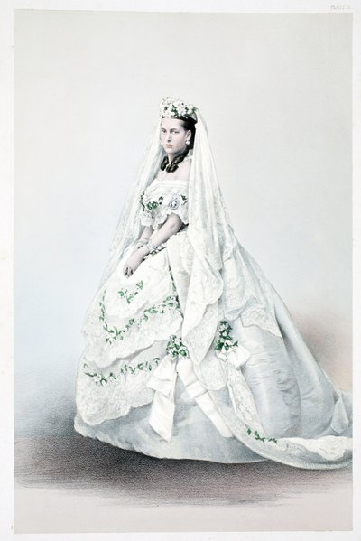 Ő Királyi Fensége Alexandra Caroline dán hercegnő, VII. Edward és Dán Alexandra házasságának emlékműve, pub. 1864 alkotó: English School