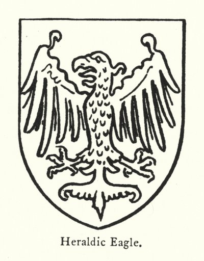 Heraldikus sas (metszet) alkotó: English School