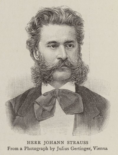 Herr Johann Strauss (metszet) alkotó: English School