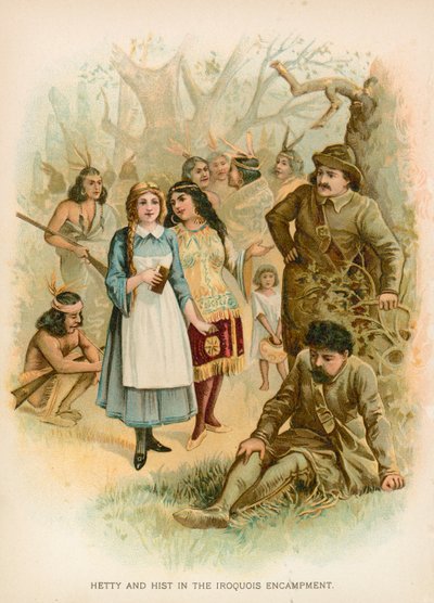 Hetty és Hist az irokéz táborban alkotó: English School