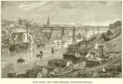 Magas szintű és lengőhidak, Newcastle-on-Tyne alkotó: English School