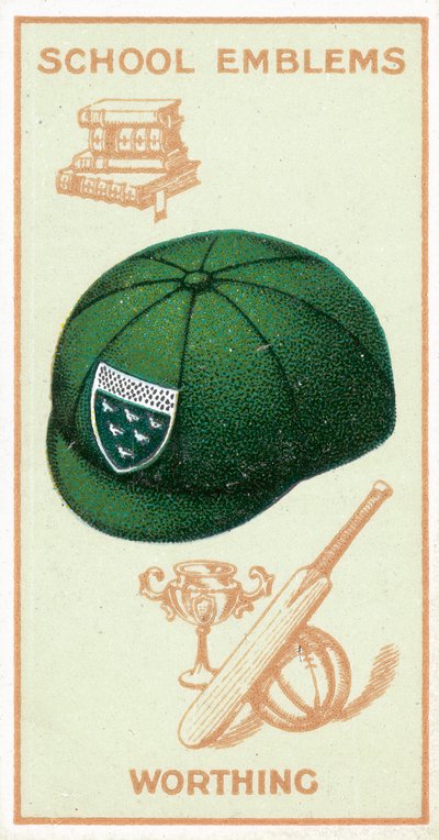 Középiskola fiúknak, Worthing, Sussex (színes litho) alkotó: English School