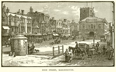 High Street, Marlborough alkotó: English School