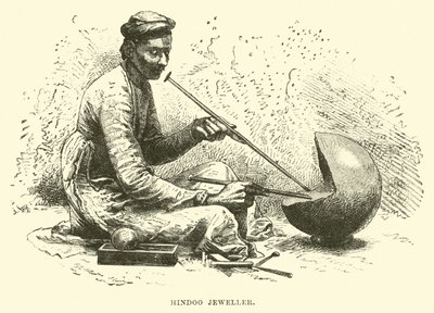 Hindu ékszerész alkotó: English School