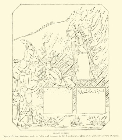 Hindu suttee alkotó: English School