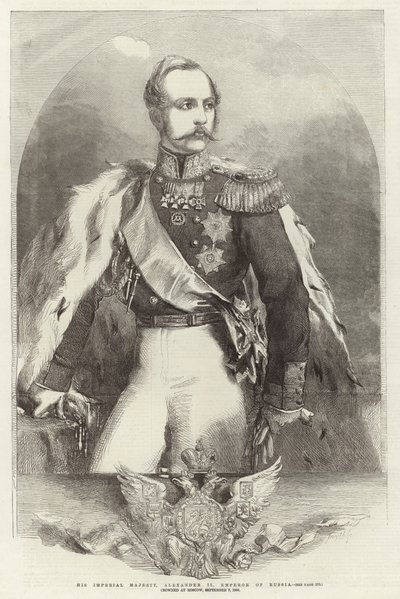 Ő császári felsége, II. Sándor alkotó: English School