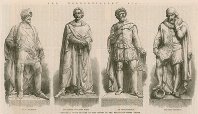 Történelmi kőszobrok alkotó: English School