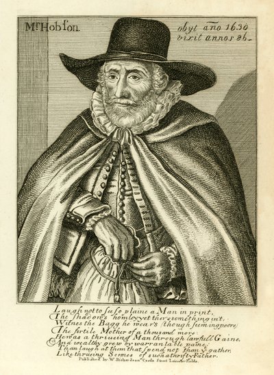 Hobson, der Frachtführer von Cambridge von English School