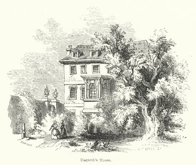 Hogarth háza (metszet) alkotó: English School