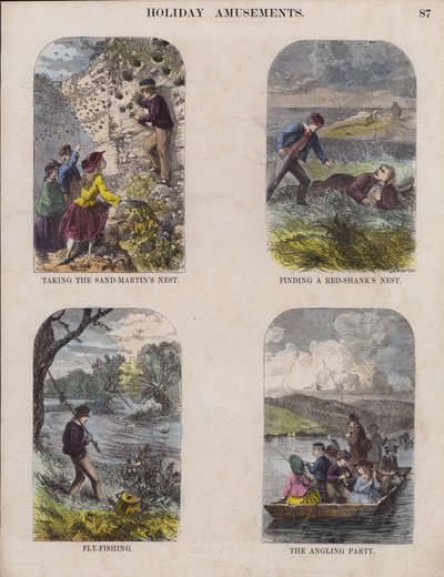 Ünnepi mulatságok (színes metszet) alkotó: English School