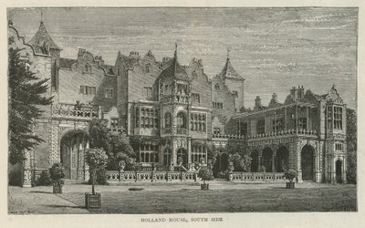 Holland ház, déli oldal alkotó: English School