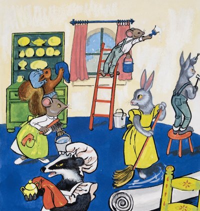 Lakberendezés alkotó: English School