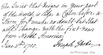 Honble Coll Joseph Yorke alkotó: English School