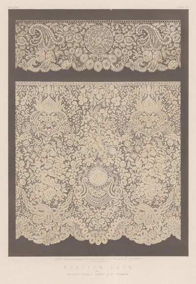 Honiton Lace, Howell James and Co, London alkotó: English School