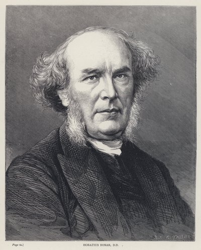 Horatius Bonar, DD (metszet) alkotó: English School