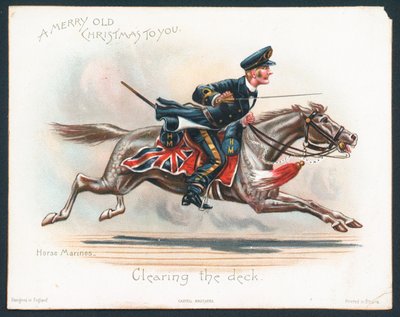 Horse Marines karácsonyi üdvözlőlap alkotó: English School