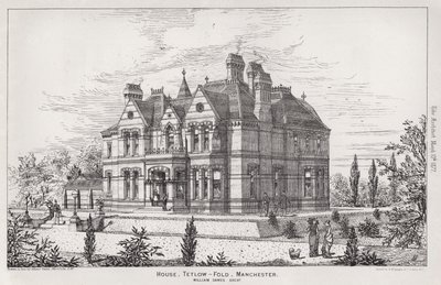 House, Tetlow, Fold, Manchester (metszet) alkotó: English School