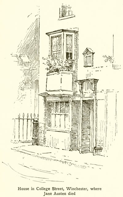Ház a winchesteri College Street-ben, ahol Jane Austen meghalt alkotó: English School