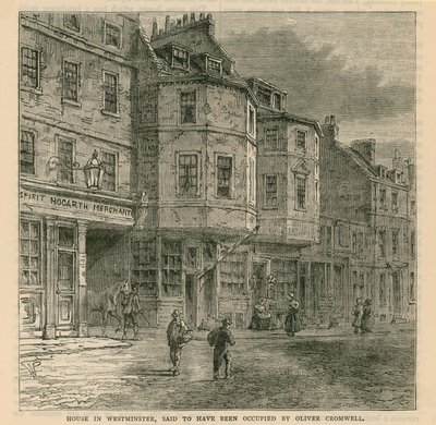 A westminsteri házat állítólag Oliver Cromwell foglalta el alkotó: English School