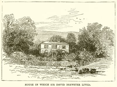 Ház, amelyben Sir David Brewster élt alkotó: English School