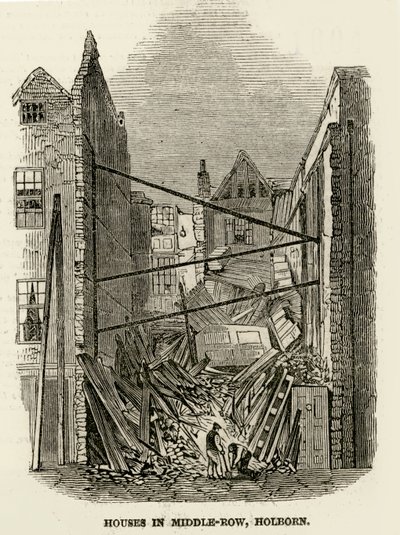 Házak Holborn középső sorban alkotó: English School