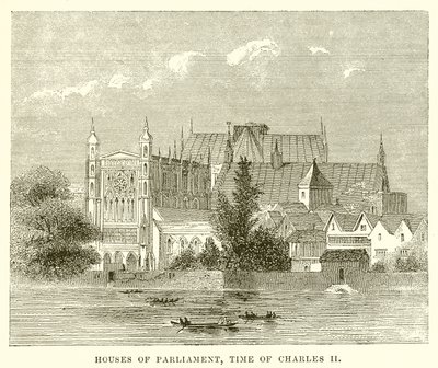 A parlament házai, II. Károly ideje alkotó: English School