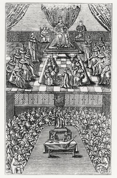 A parlament házai 1640-ben alkotó: English School