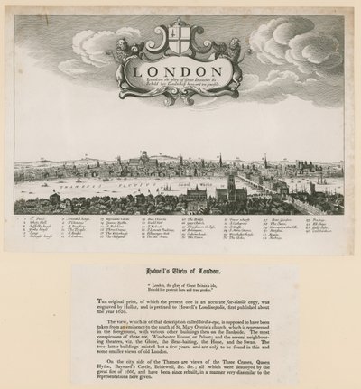 Howells kilátás Londonra alkotó: English School