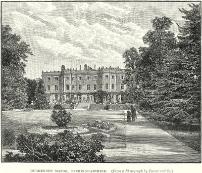 Hughenden Manor, Buckinghamshire (metszet) alkotó: English School