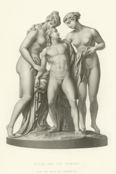 Hylas és a nimfák alkotó: English School