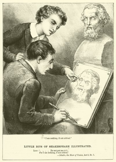 "Semmi vagyok, ha nem kritikus" (metszet) alkotó: English School