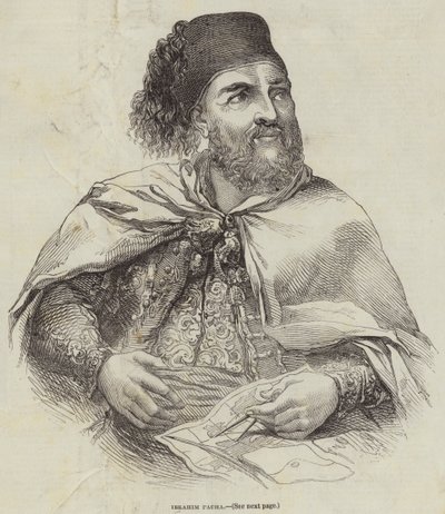 Ibrahim Pacha (metszet) alkotó: English School