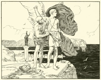 Icarus (tinta papíron) alkotó: English School