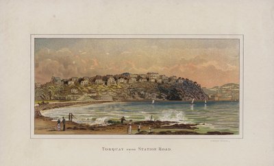 Illusztráció a Torquay-i útikalauzhoz (chromolitho) alkotó: English School