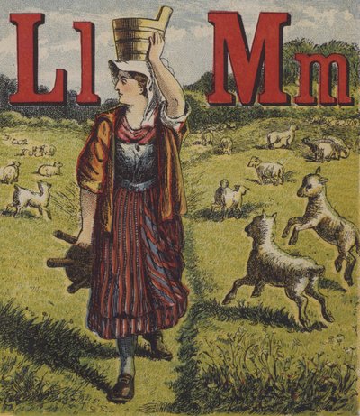 Illusztráció John Bull Farm Alphabet számára alkotó: English School