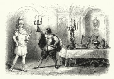 Illusztráció Mozart Don Giovanni című operájához (metszet) alkotó: English School