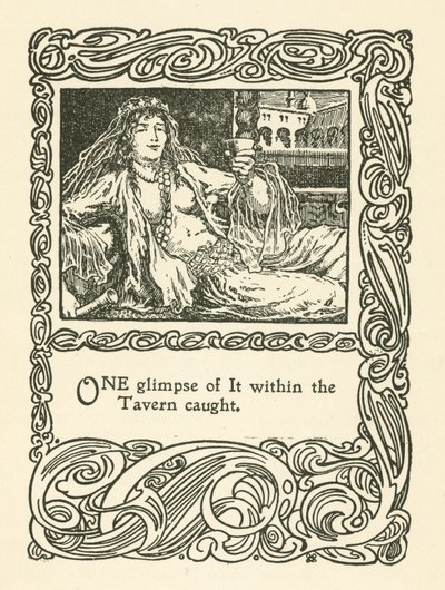 Illusztráció: Omar Khayyam Rubaiyat (litho) alkotó: English School