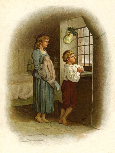 Illusztráció a Mikulás eljöveteléhez (színes litó) alkotó: English School