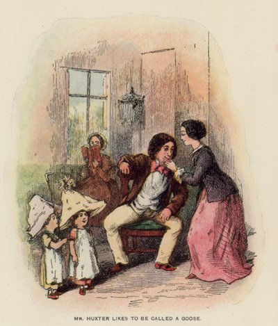 Illusztráció Thackeray Pendennis történetéhez alkotó: English School