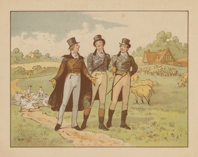 Illusztráció a The Men of Ware, 1880 körül (színes litográfia) alkotó: English School