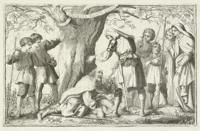 Illusztráció a zarándokok fejlődéséhez, John Bunyantól alkotó: English School