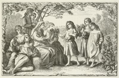 Illusztráció a zarándokok fejlődéséhez, John Bunyantól alkotó: English School