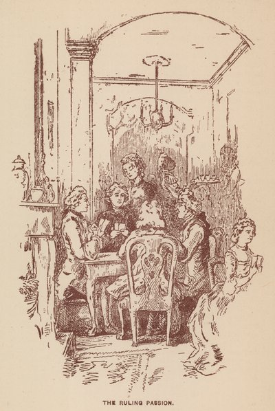 Illusztráció a Virginiákhoz, Thackeray (litho) alkotó: English School