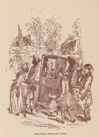 Illusztráció a The Virginians számára, Thackeray alkotó: English School