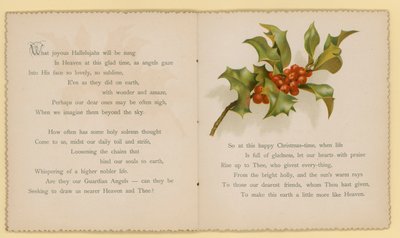 Dora Ross illusztrációja a Tidings Of Joy-hoz (színes litográfia) alkotó: English School