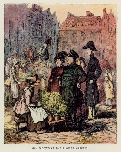 Illusztráció a Vanity Fairhez, Thackeray (litho) alkotó: English School
