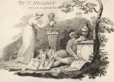 Illusztráció Thomas Hodson, a "The Accomplished Tutor" szerzőjének könyvéből (metszet). alkotó: English School