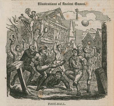 Ókori játékok illusztrációi: Labdarúgás alkotó: English School