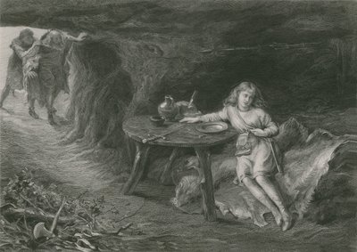 Imogen a barlangban, Cymbeline alkotó: English School